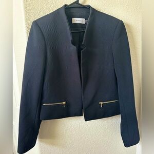 Calvin Klein Cropped Black Blazer